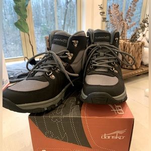 Hiking boot - brand new! Black and gray with cushioned ankle suppor. NWOT